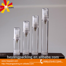 stylish mini clear PP airless bottle